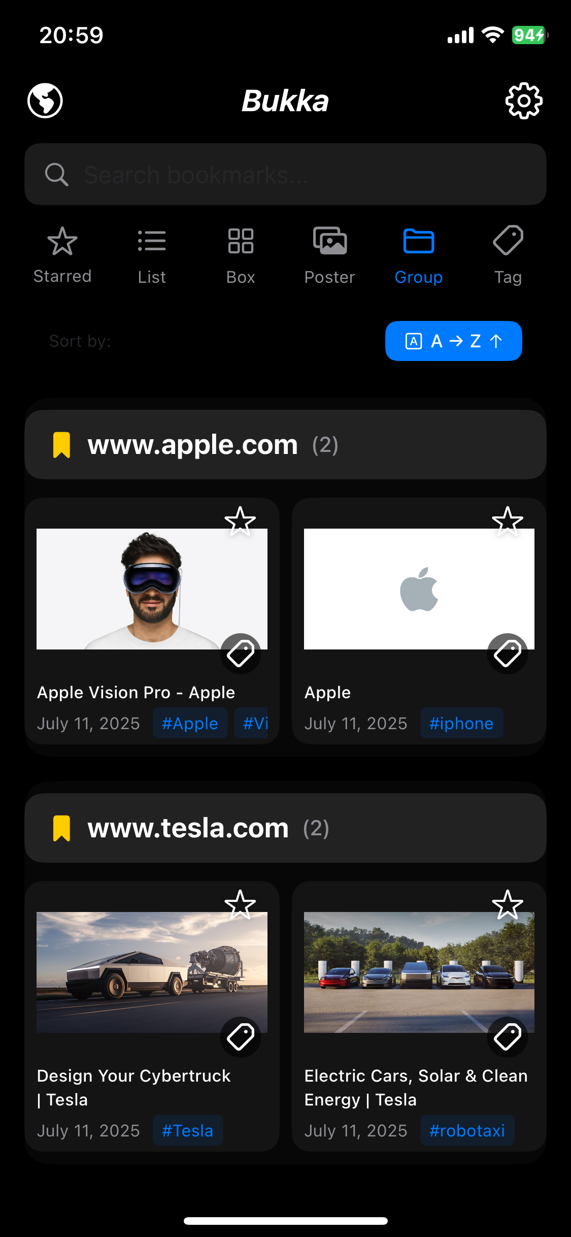 Bukka Screenshot 2 - Group View